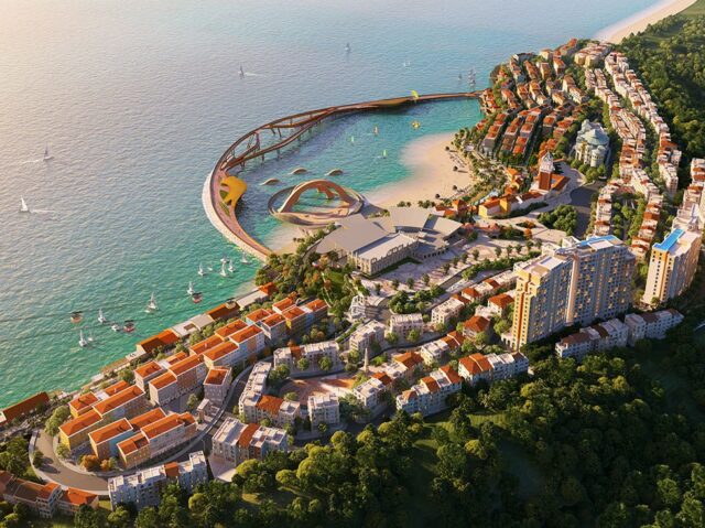 Tổng thể shophouse Địa Trung Hải - Sun Premier Village Primavera.